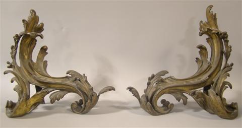 LOUIS XV STYLE GILT BRONZE