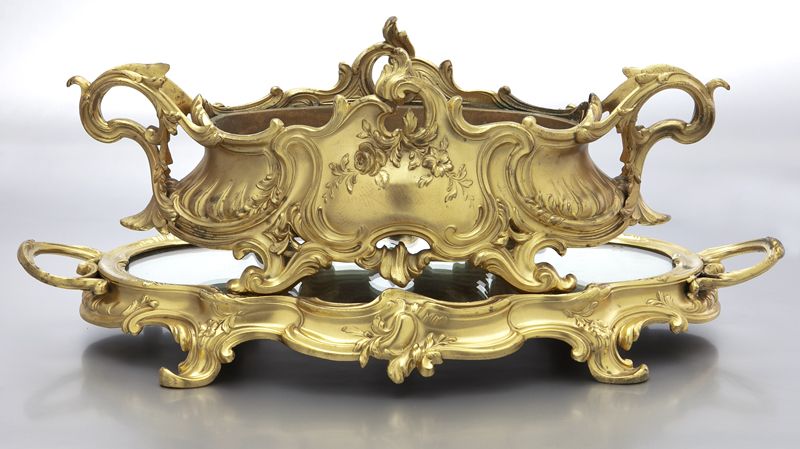 Louis XV style gilt bronze