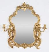 LOUIS XV STYLE GILT BRONZE MIR