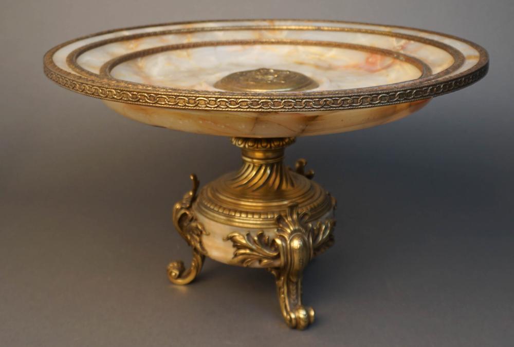 LOUIS XV STYLE GILT BRONZE AND