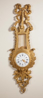 LOUIS XV STYLE GILT BRONZE LYR