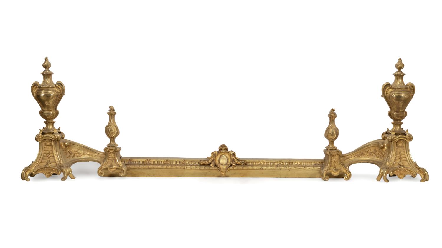 LOUIS XV STYLE GILT BRONZE