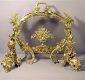 Louis XV style gilt bronze fir
