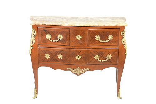 LOUIS XV STYLE GILT-BRONZE