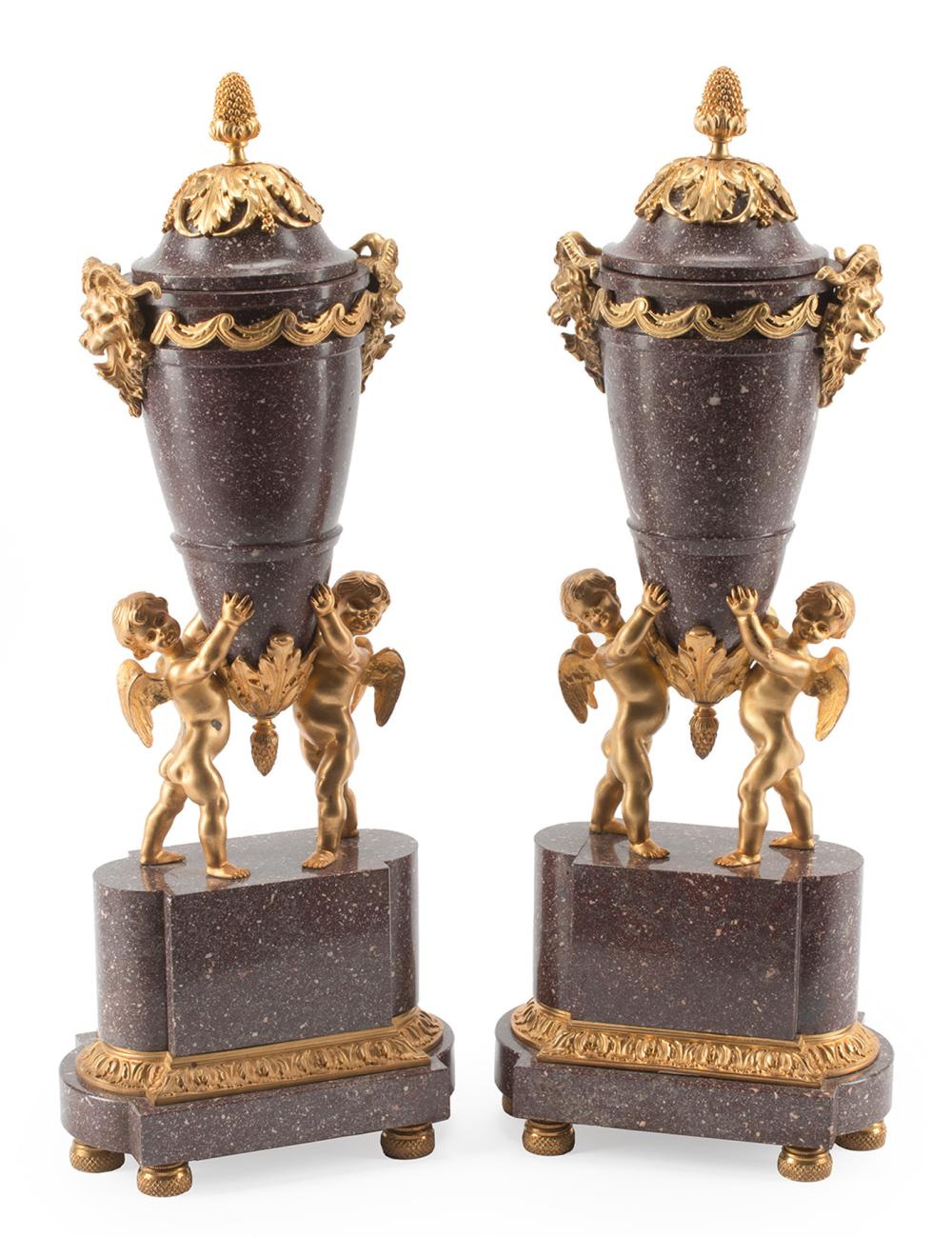 LOUIS XV-STYLE GILT BRONZE,
