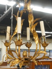 LOUIS XV STYLE GILT DECORATED