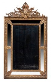 LOUIS XV STYLE GILT HALL MIRRO