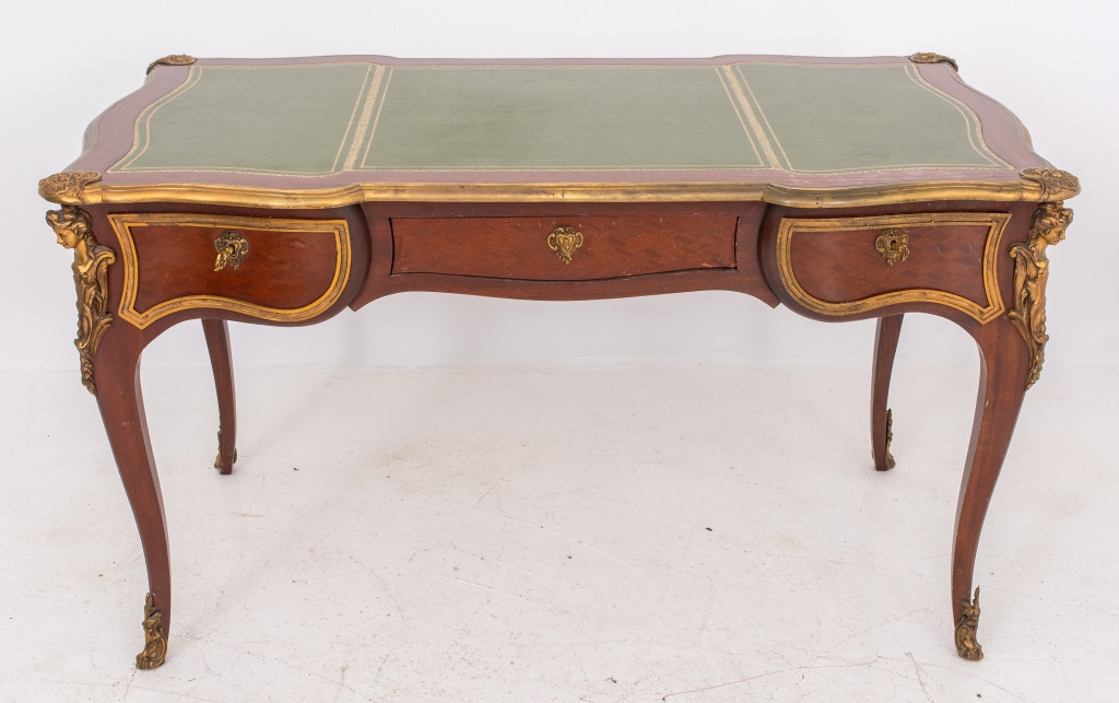 LOUIS XV STYLE GILT METAL MOUNTED