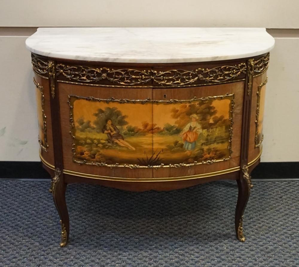 LOUIS XV STYLE GILT METAL MOUNTED