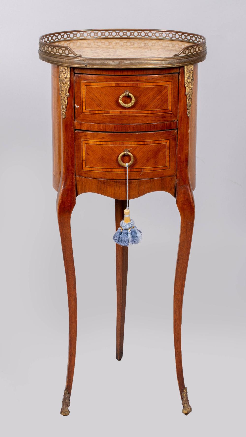 LOUIS XV STYLE GILT METAL MOUNTED
