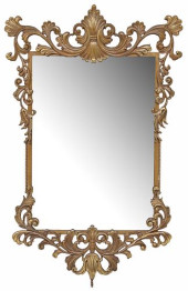 LOUIS XV STYLE GILT METAL SCRO