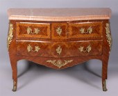 LOUIS XV STYLE GILT METAL MARB
