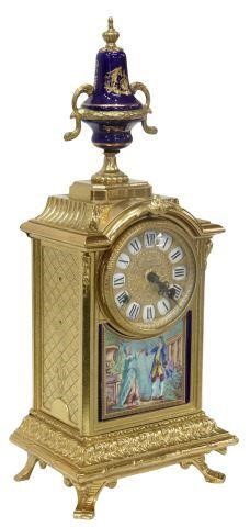LOUIS XV STYLE GILT METAL MANTEL
