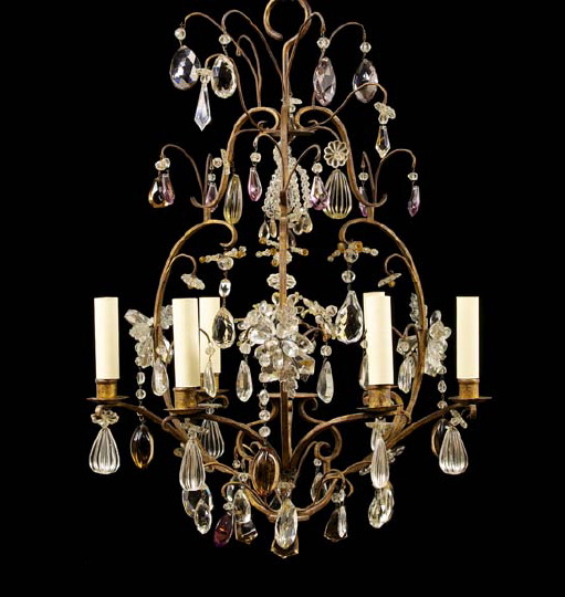 Louis XV-Style Gilt-Metal and Cut