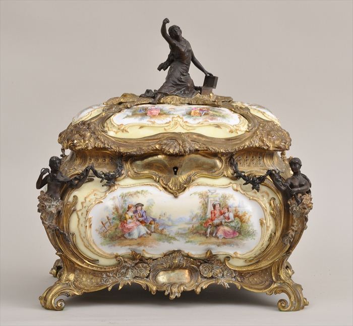 LOUIS XV-STYLE GILT-METAL MOUNTED
