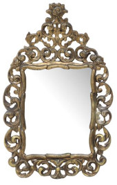 LOUIS XV STYLE GILT PAINTED BE