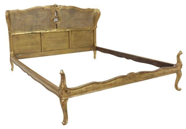 LOUIS XV STYLE GILTWOOD & CANE
