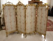 LOUIS XV STYLE GILTWOOD AND GE