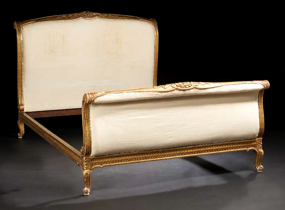 Louis XV-Style Giltwood Bed,  third