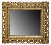 LOUIS XV STYLE GILTWOOD BEVELE