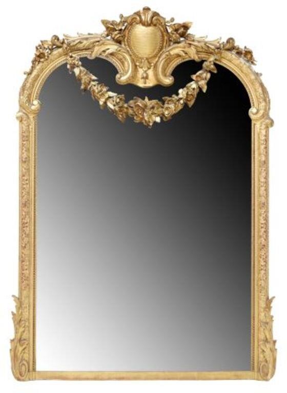 LOUIS XV STYLE GILTWOOD CARTOUCHE