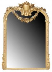LOUIS XV STYLE GILTWOOD CARTOU