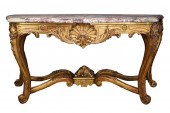 LOUIS XV STYLE GILTWOOD CONSOL