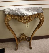 LOUIS XV STYLE GILTWOOD CONSOL