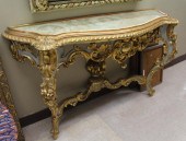LOUIS XV STYLE GILTWOOD CONSOL