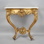 LOUIS XV STYLE GILTWOOD CONSOL