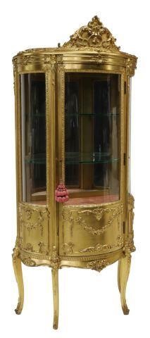 LOUIS XV STYLE GILTWOOD CURVED