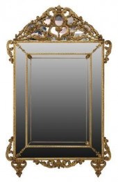 LOUIS XV STYLE GILTWOOD CUSHIO
