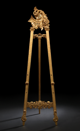 Louis XV-Style Giltwood Easel,  the