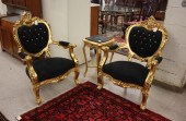 LOUIS XV STYLE GILTWOOD FAUTEU