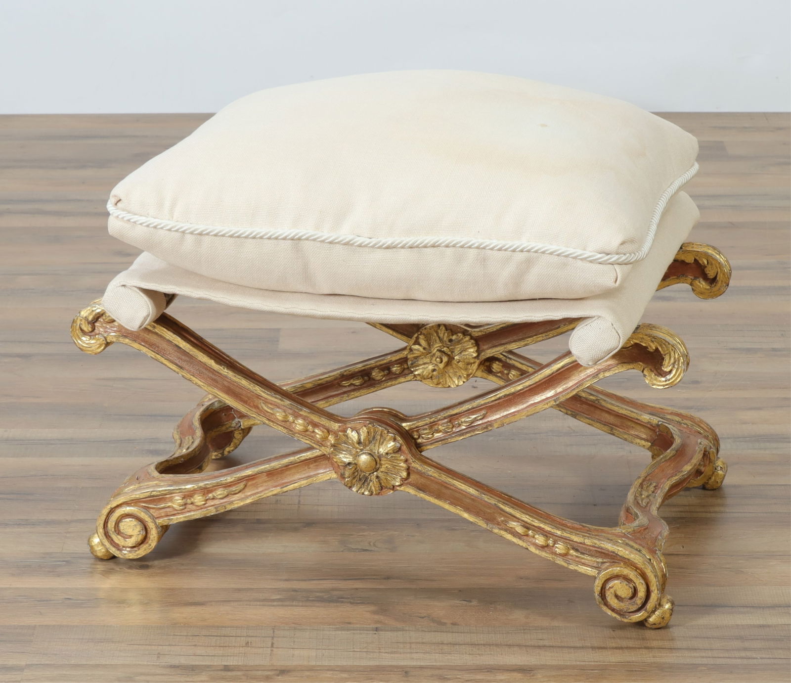 LOUIS XV STYLE GILTWOOD FOLDING