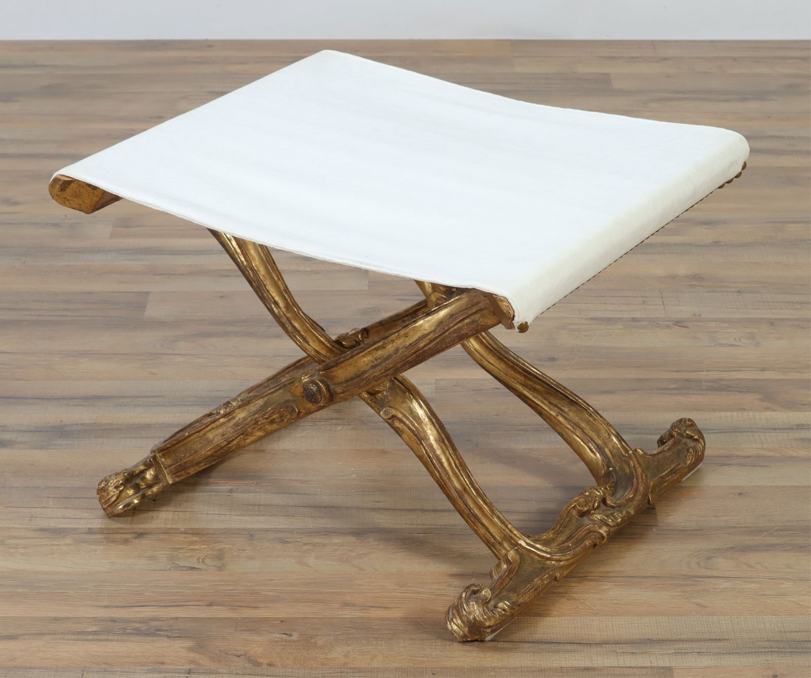 LOUIS XV STYLE GILTWOOD FOLDING
