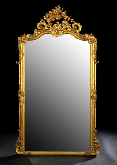Louis XV-Style Giltwood Looking