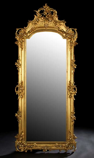 Louis XV-Style Giltwood Looking