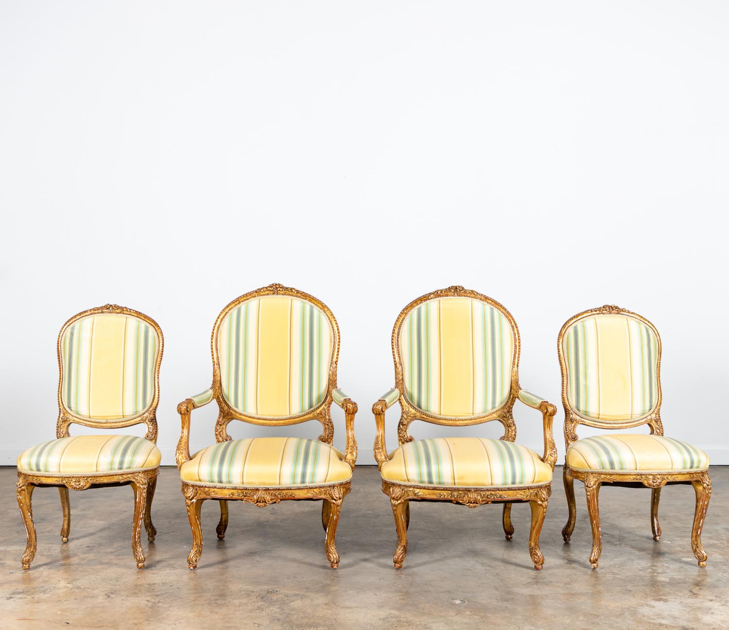 LOUIS XV STYLE GILTWOOD SALON