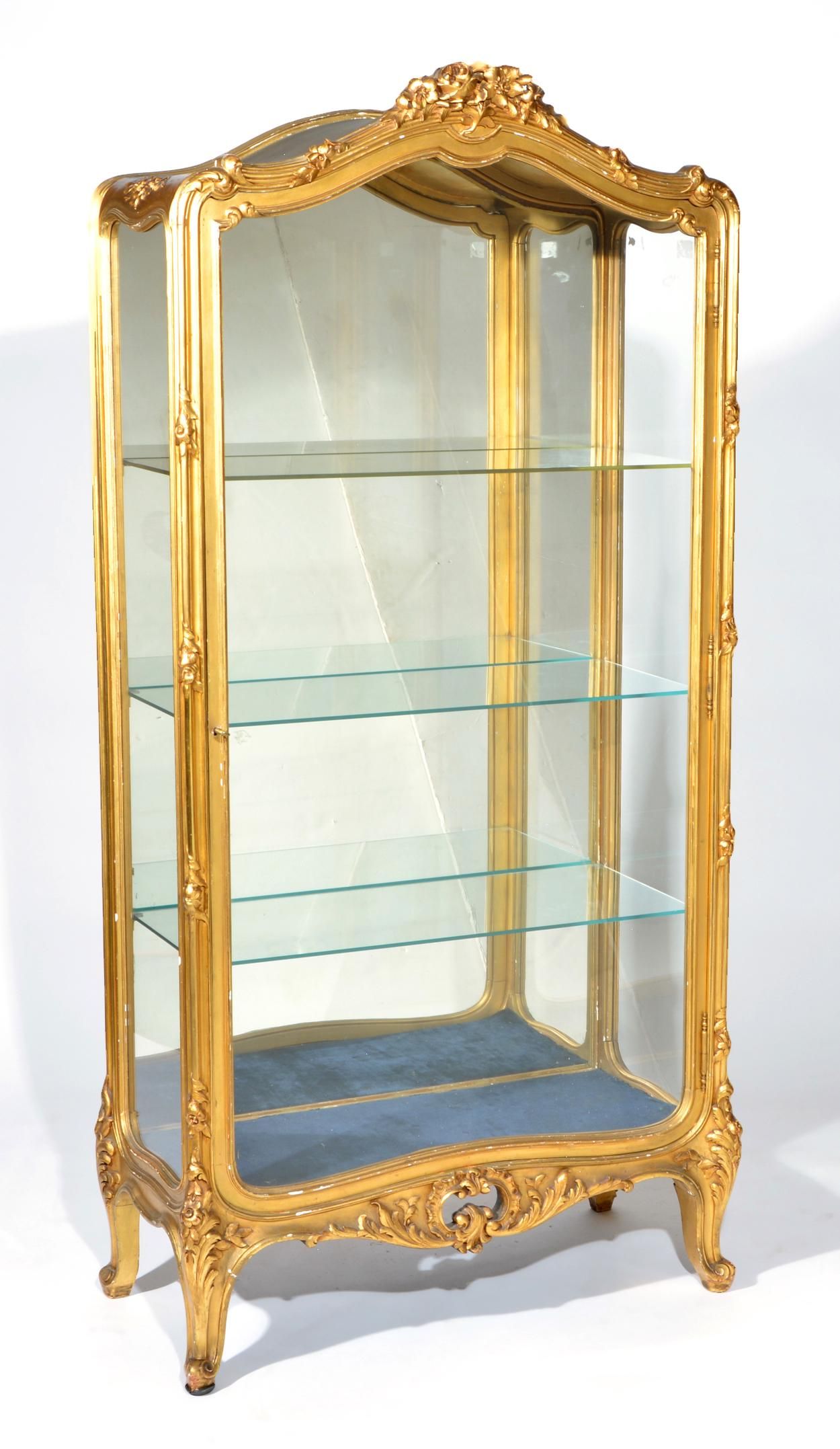 LOUIS XV STYLE GILTWOOD SINGLE DOOR