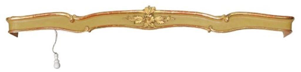 LOUIS XV STYLE GILTWOOD VALANCE/
