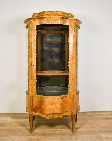 LOUIS XV STYLE GLASS VITRINELouis