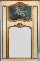 LOUIS XV STYLE GOLD AND CREAM-
