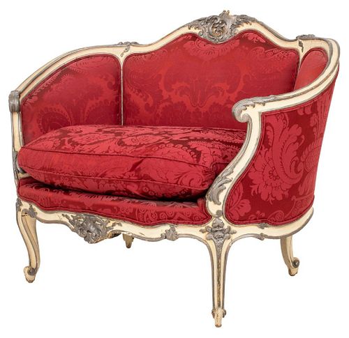 LOUIS XV STYLE GRAY &AMP; WHITE