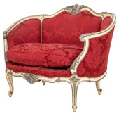 LOUIS XV STYLE GRAY &AMP; WHIT