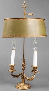 LOUIS XV STYLE GREEN BOUILLOTT