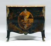Louis XV style japanned commod