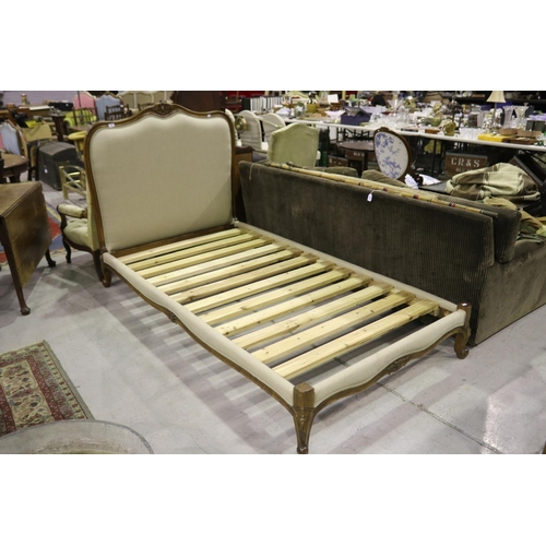 Louis XV style king single bed with