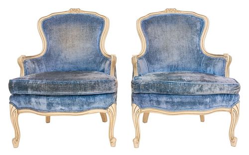 LOUIS XV STYLE LACQUERED ARM
