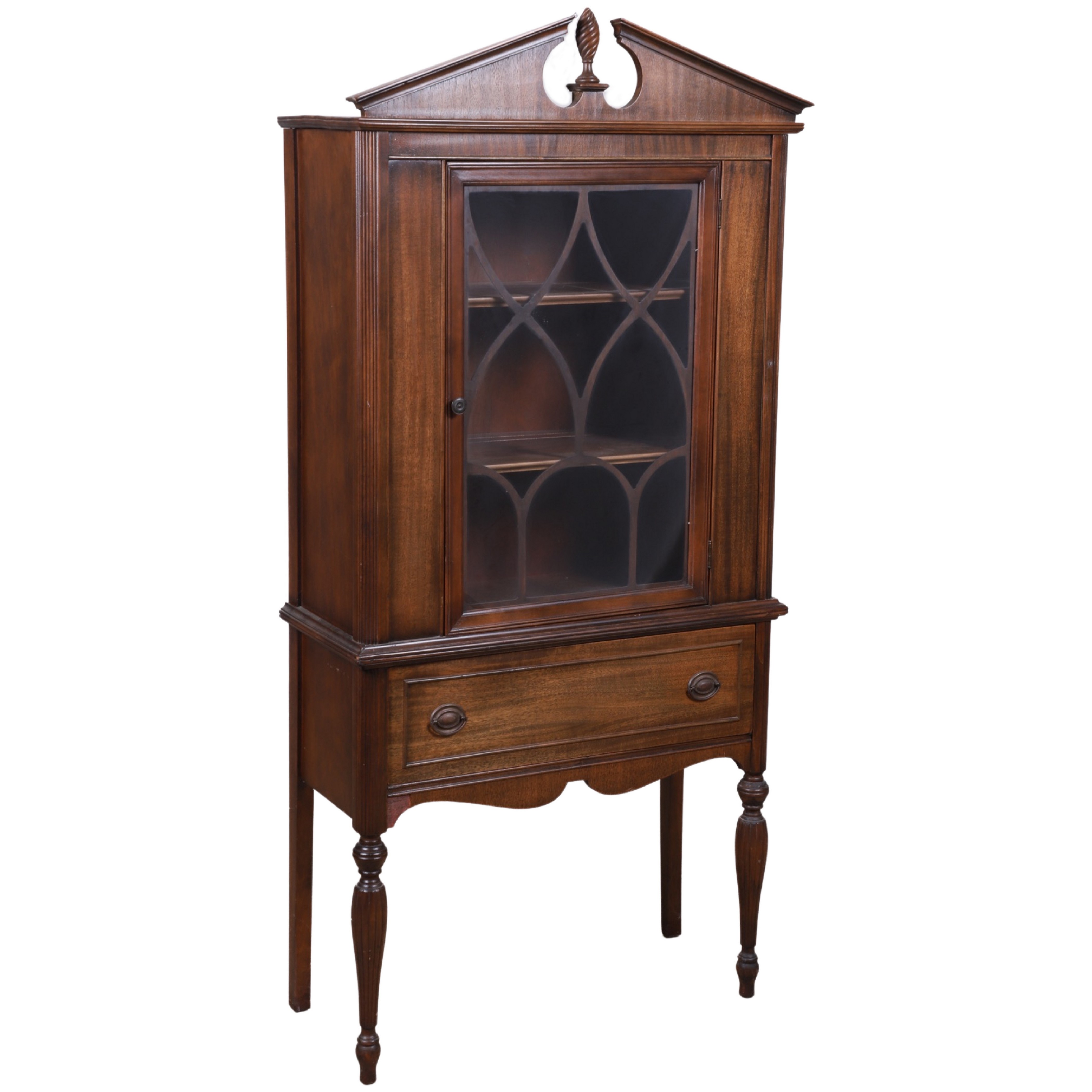 Louis XV style mahogany 2-pc